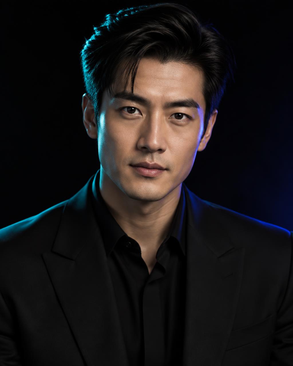 Executive studio portrait after AuraPic enhancement